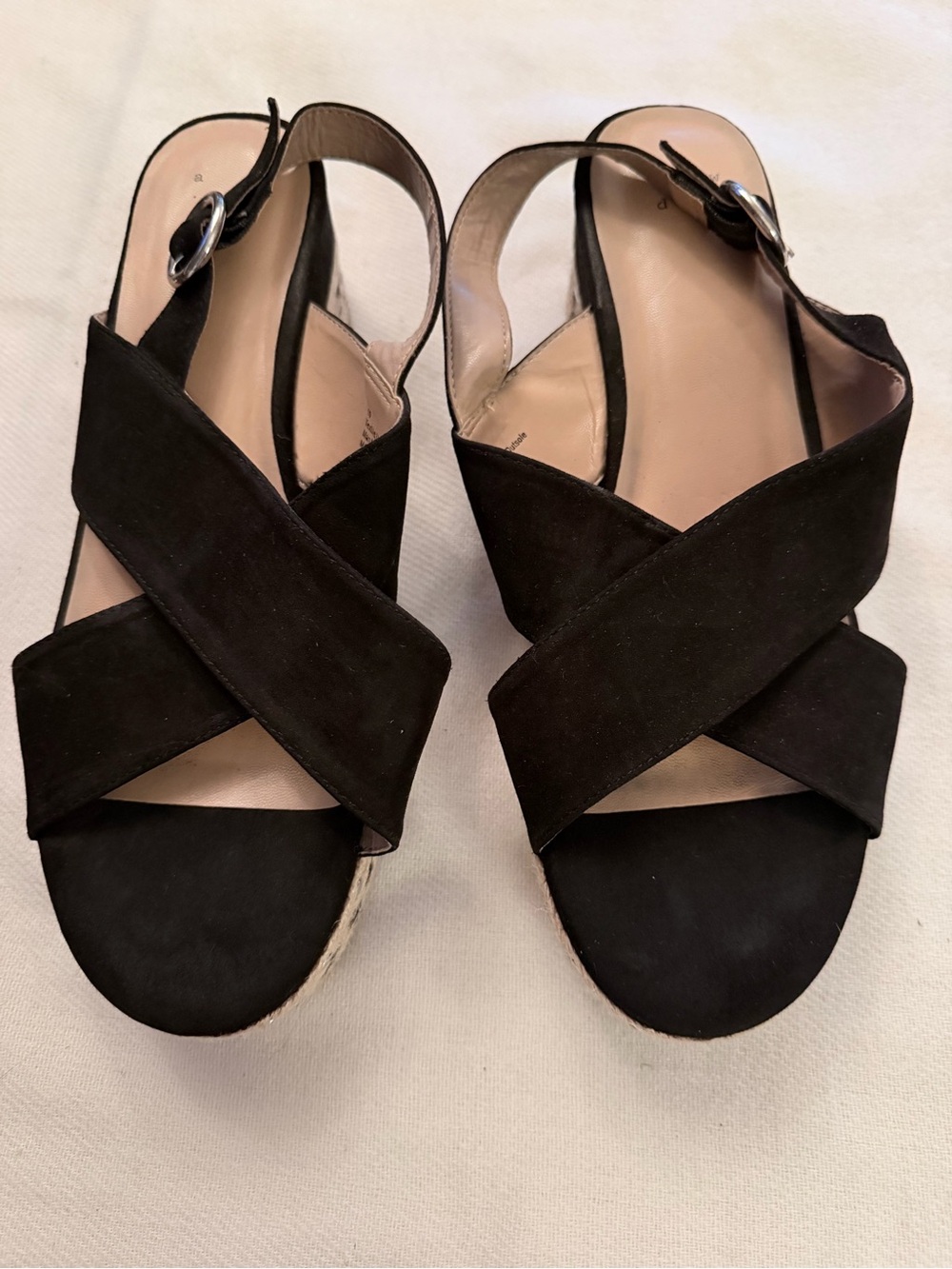 A New Day Women’s Black Crisscross Slingback Sandals